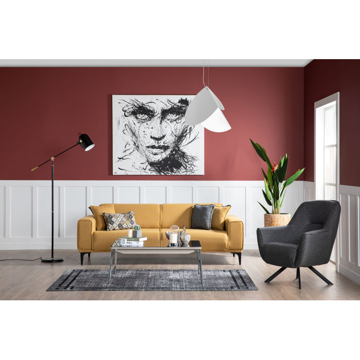 Corrigan Studio® Style Yellow Sofa Wayfair